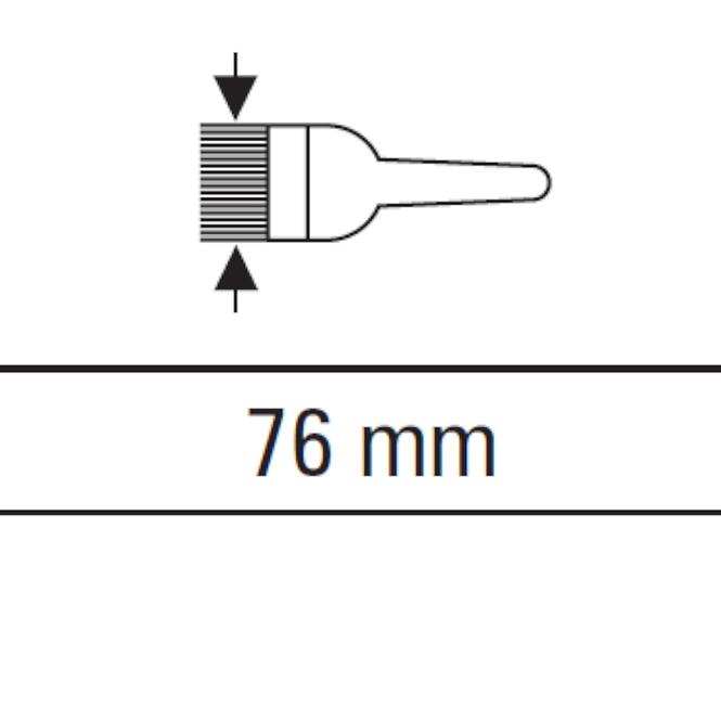 Štětec poloanglický 76