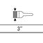 Plochý štětec na emulze 3˝,3