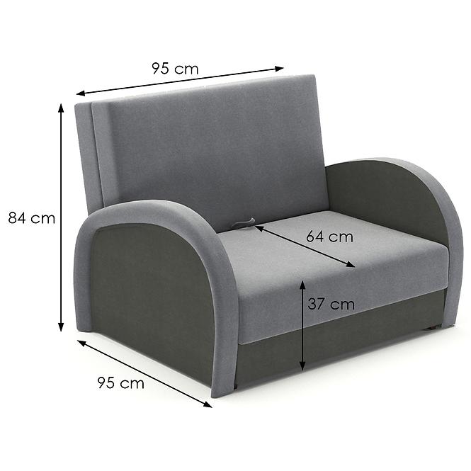 Sofa Kaja I Blanca 2314 + Blanca 2315