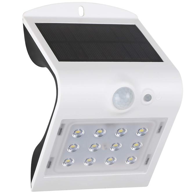 Solární osvětlení LED 1,5W PIR IP65 4000K 220lm bílá