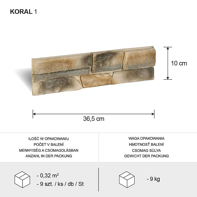 Kámen Koral bal=0,32m2