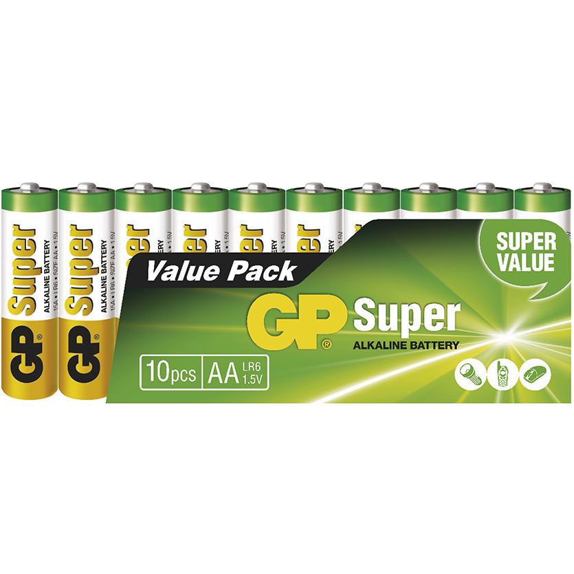 Batteries ba1321 alkalická baterie GP Alkaline lr6 (AA). GP super.