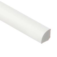 Čtvrtkruh PVC 13x13x2500mm bíly