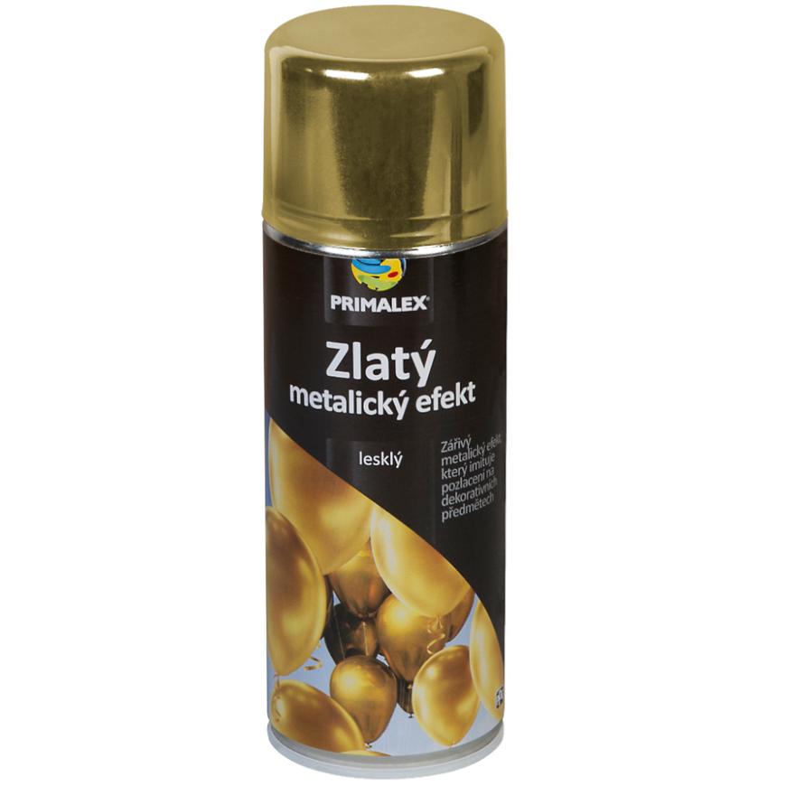 Primalex Sprej metalický efekt zlatá  400ml