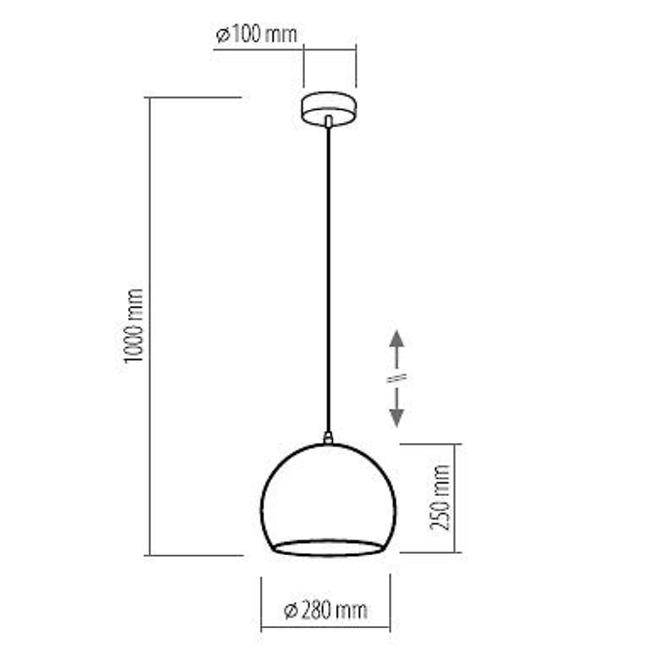 Závěsné svítidlo Yoda Black Orbit 2085 LW1