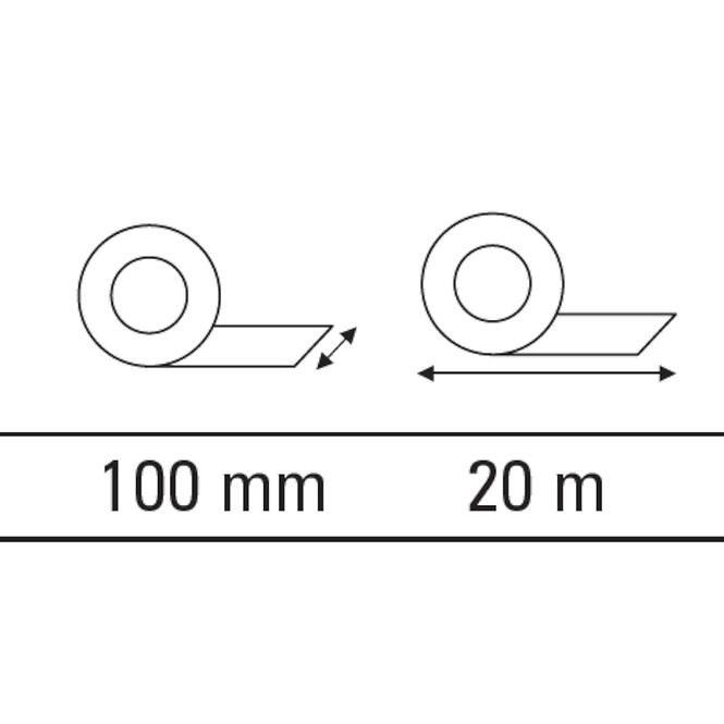 Páska opravná 100 mm x 20 m motive