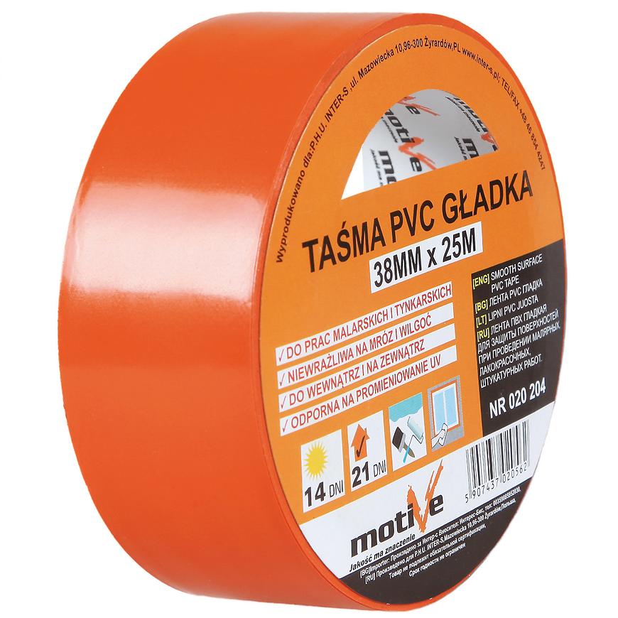 Páska PVC hladká 38 mm/25 m motive