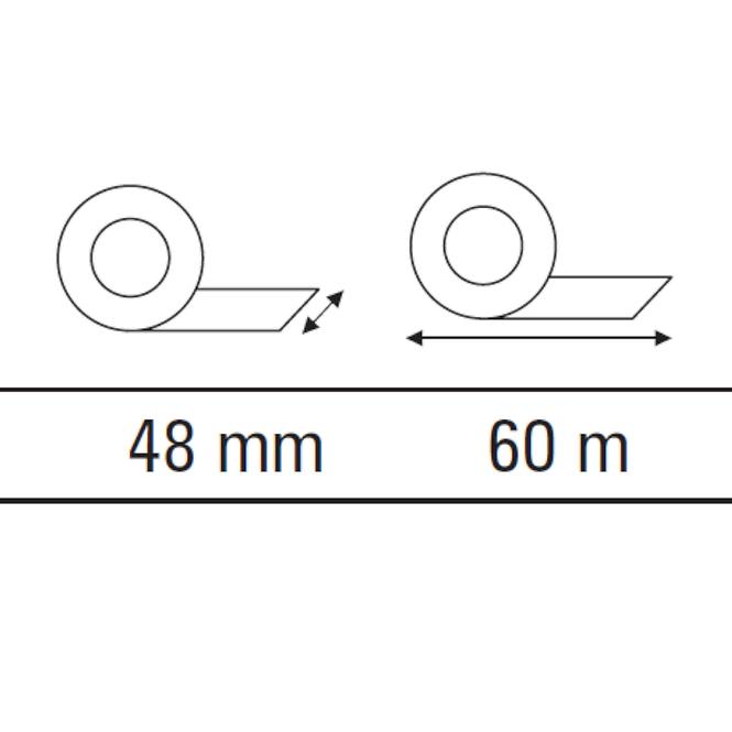 Páska kluzná 48 mm/60 m motive