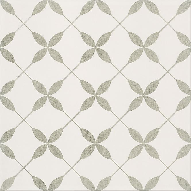 Dlažba Clover gray pattern 29,8/29,8