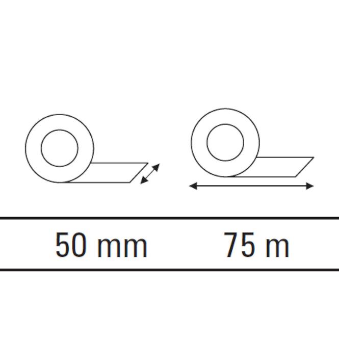 Papírová páska 50 mm/75 m motive