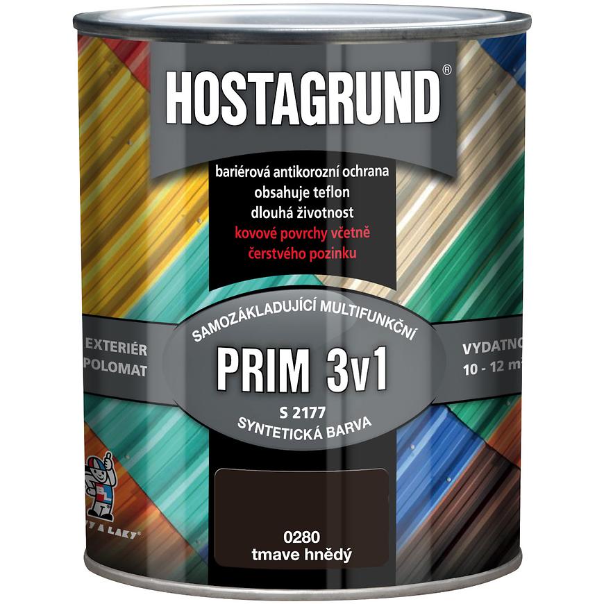 Hostagrund prim3v1 0280 hnědá tmavá 0.6l