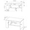 Konferenční stolek Lumens 100 cm, bílá / beton,4