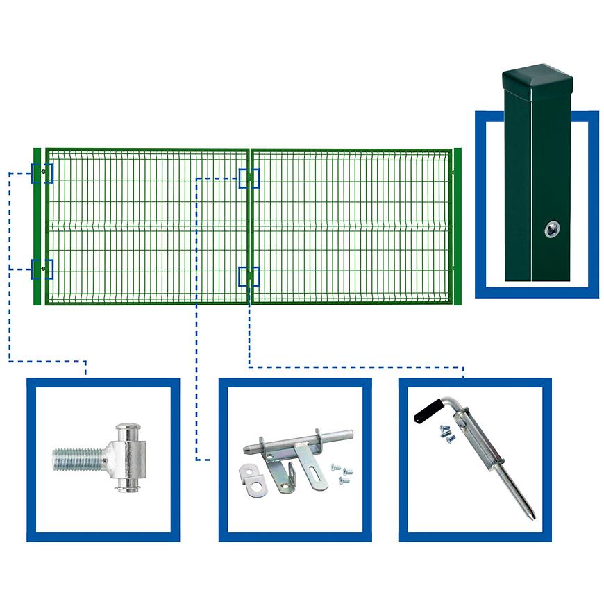Sada brána dvoukřídlá WGBRA-T000295