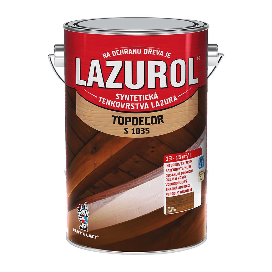 Lazurol Topdecor  kaštan 4,5L