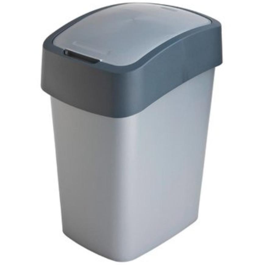 Odpadkový koš flip bin 25l 186157 stříbrno/grafit