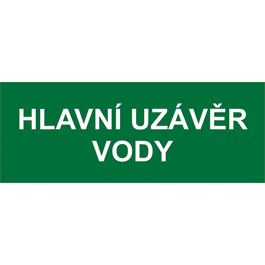 Hlavní uzávěr vody