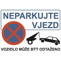 Neparkujte vjezd A4