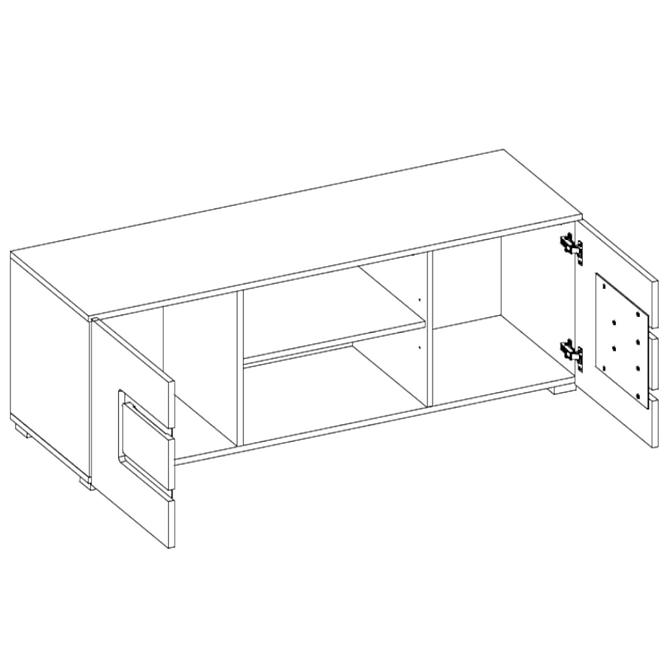 TV Stolek Pawel 135cm Dub