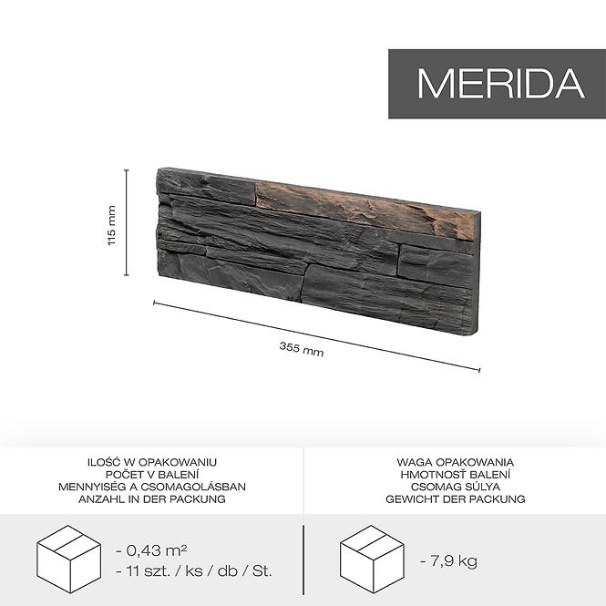 Kámen Merida graphite bal=0,43m2