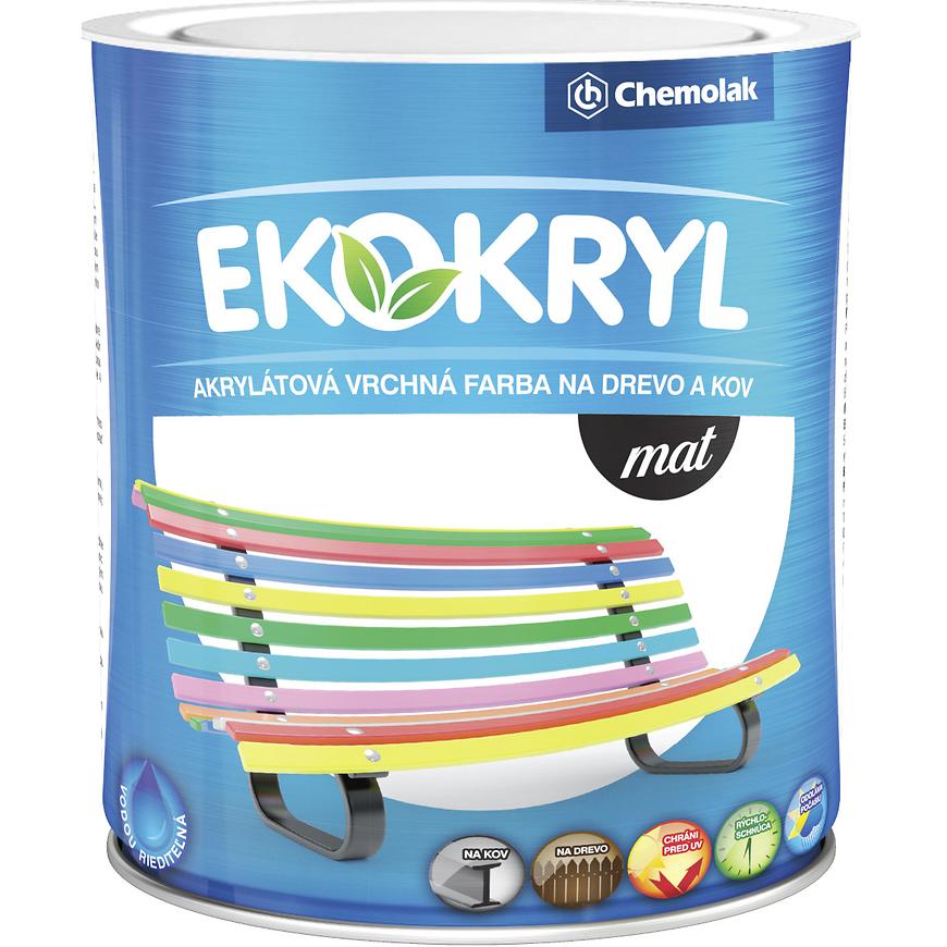 Ekokryl Mat 0100 0,6l Biely