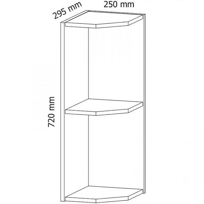 Kuchyňská Skříňka Gardena G25pz Grey