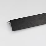 Rohový Profil ALU Kartáčovaný Černý 20x10x1000
