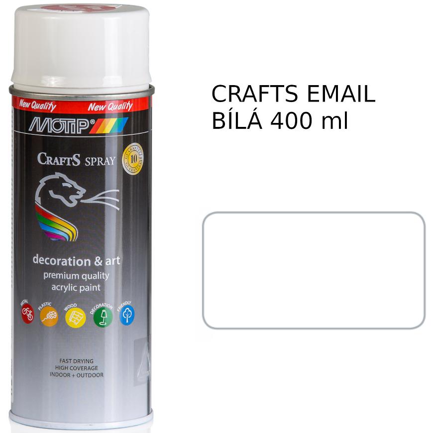 Sprej Crafts  email do van bílý 400ml