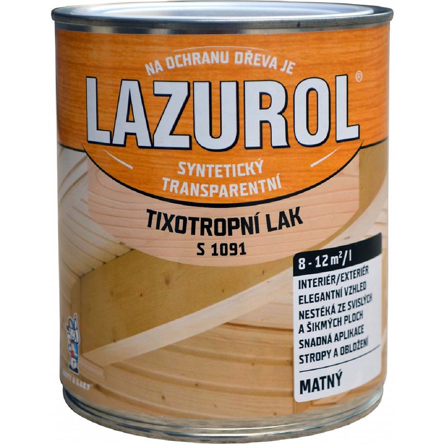 Lazurol S1091 tixotropní lak mat 0,75l