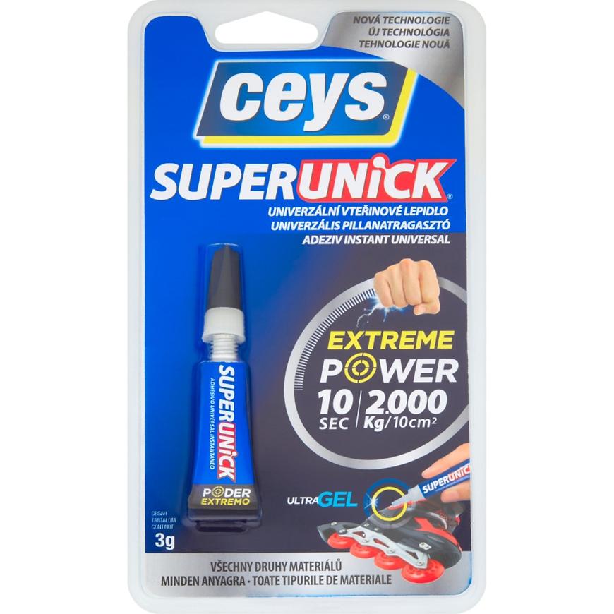 Univerzální lepidlo vteřinové Ceys Superunick Extreme Power 3 g