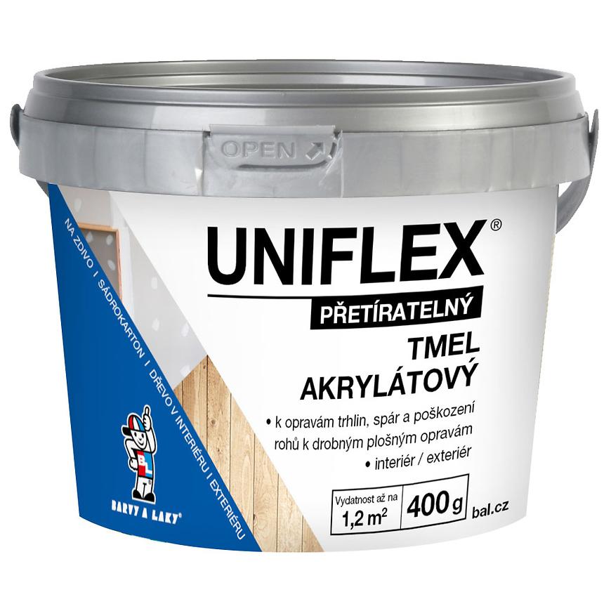 Uniflex akrylový tmel 400g