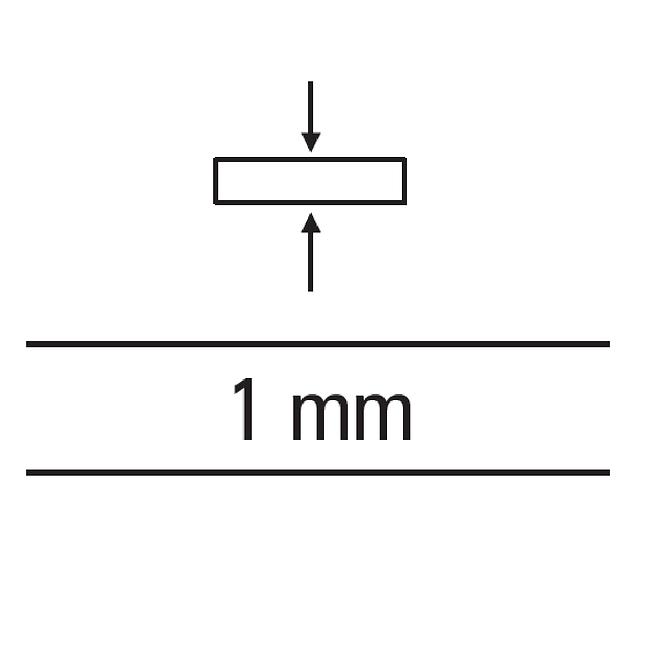 Křížky distanční 1 mm 150 ks