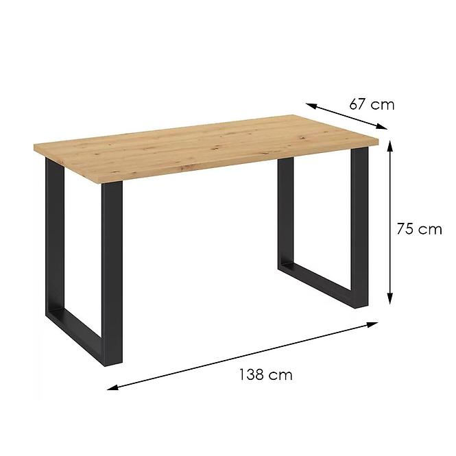 Stůl 138x67 Dub Artisan
