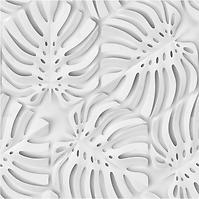 Skleněný panel 60/60 Monstera White Esg