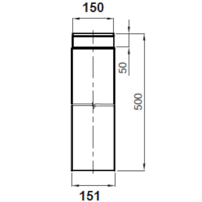 Trubka 150/500