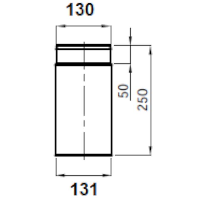 Trubka 130/250