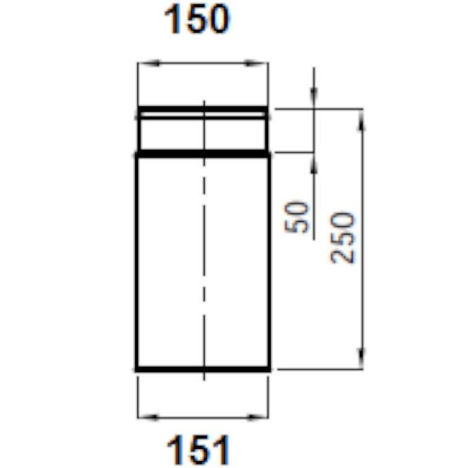 Trubka 150/250