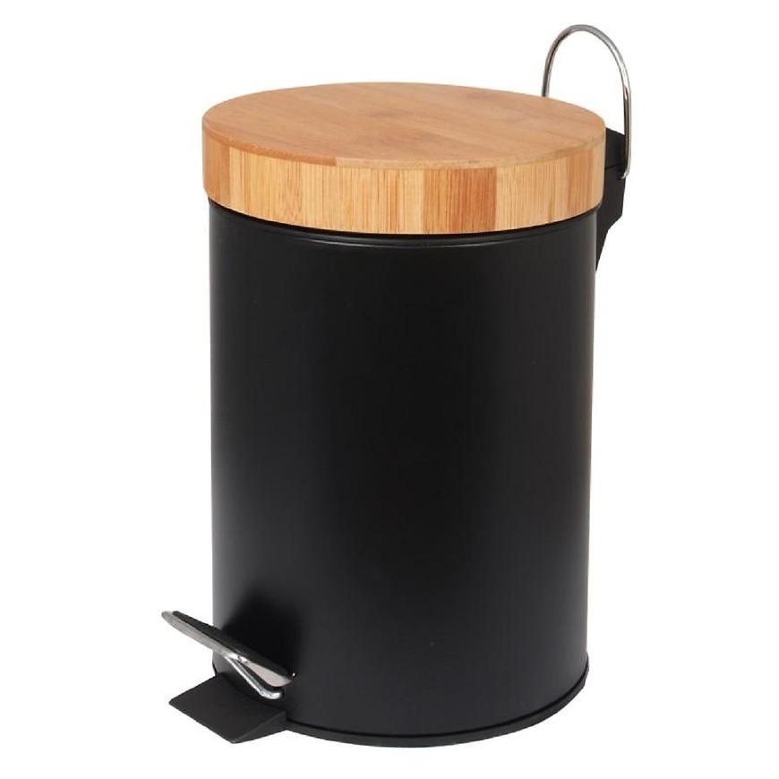 Odpadkový koš černý bambus Bin-Blk 3l