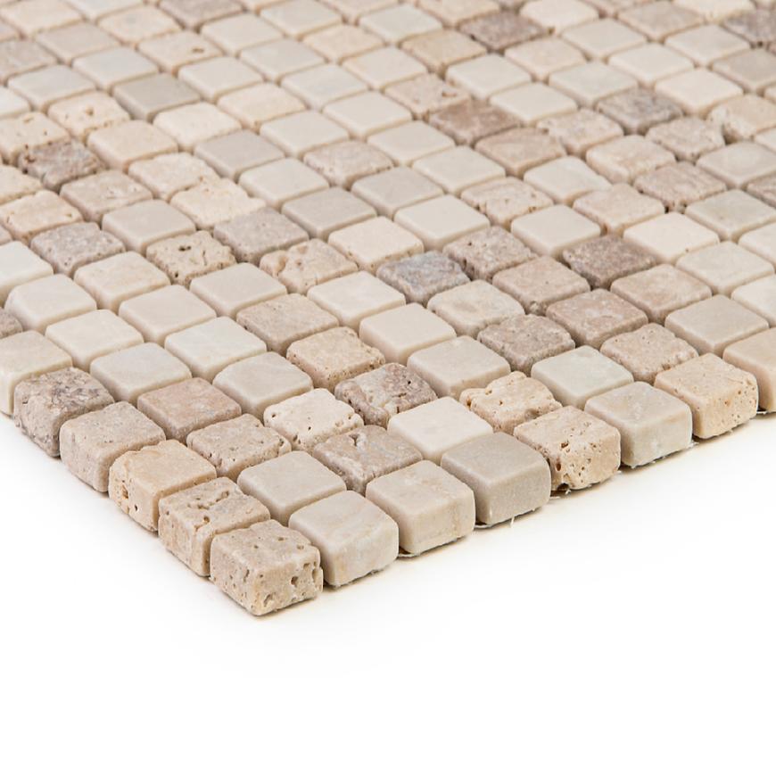 Mozaika Travertino beige mix 52639 30,5x30,5