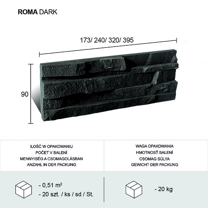 Kámen Roma dark bal=0,51m2