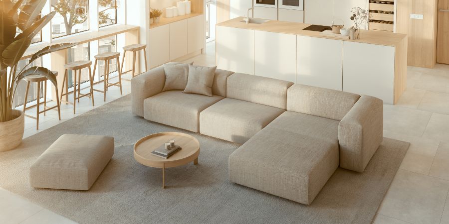 Japonský styl bydlení, tedy minimalistický japonský styl v obývacím pokoji